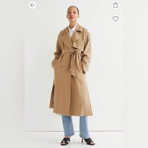 NWT Double Breasted Trench Coat